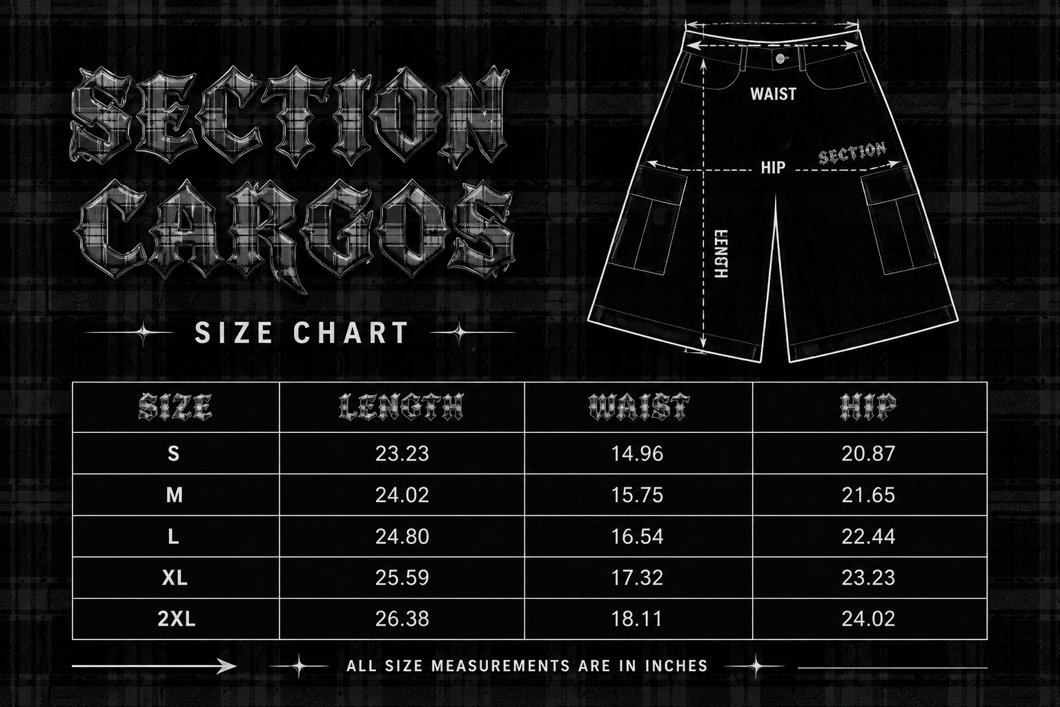 Section Cargo Shorts